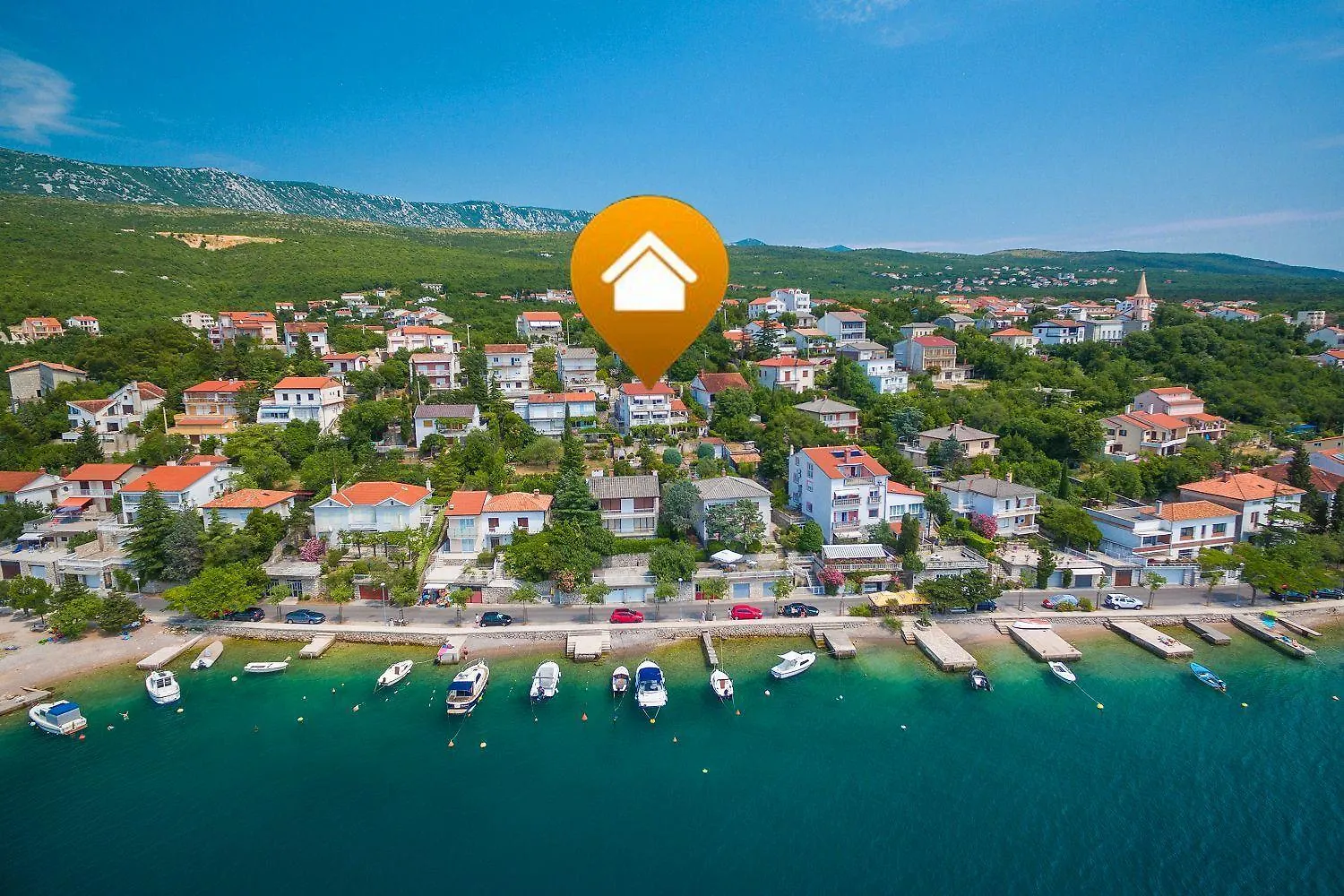 Apartment Gruene Terrasse Nur 100 Meter Zum Strand Jadranovo Croatia