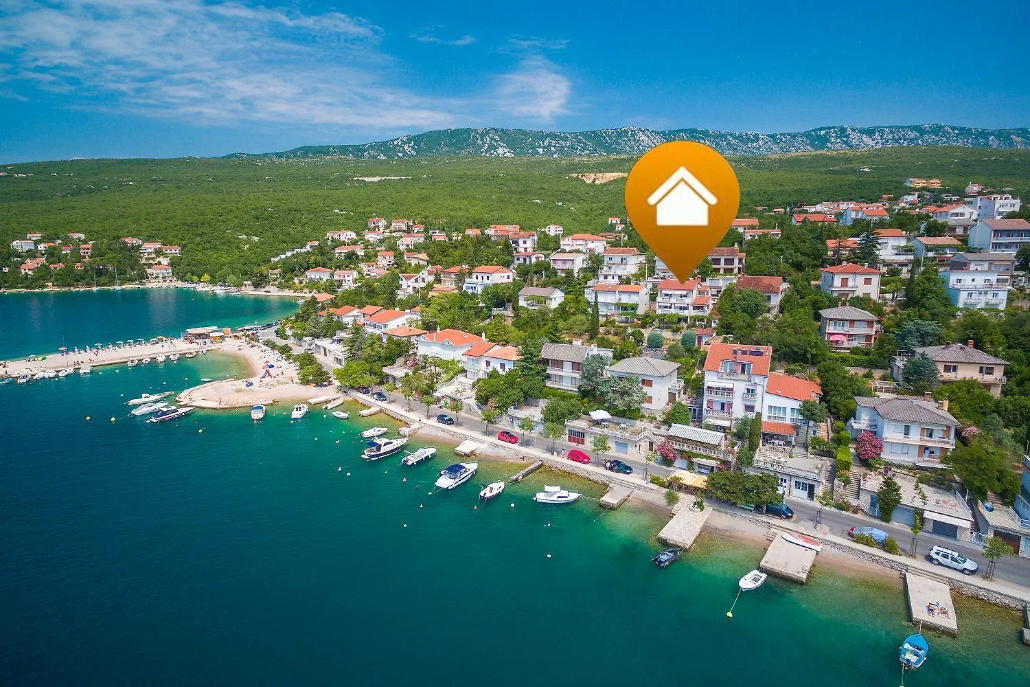 Gruene Terrasse Nur 100 Meter Zum Strand Jadranovo